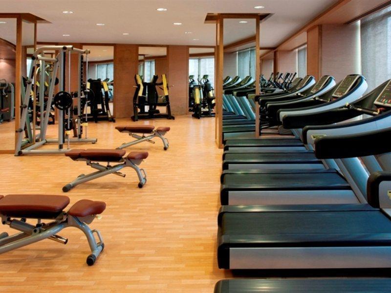 Radisson Blu Hotel New Delhi Dwarka Exterior foto A gym at a hotel